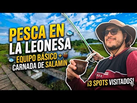 Día de PESCA con equipo BÁSICO en La Leonesa | Buscando el pique 🌊