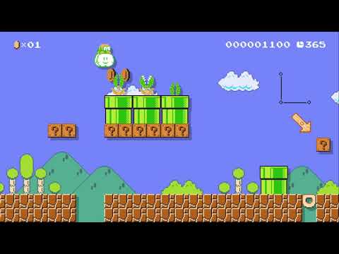 スーパーマリオブラザーズ2 4-1 SMB:LostLevels by シンジ - SUPER MARIO MAKER - NO COMMENTARY 1az