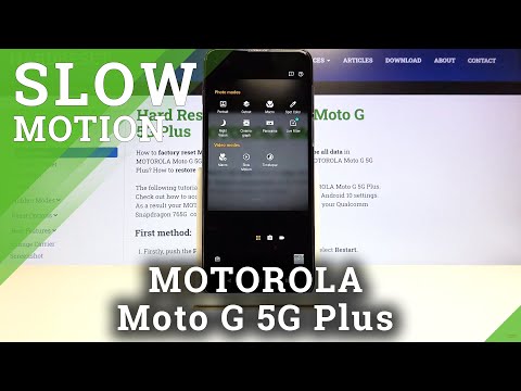 How to Record in Slow Motion on Motorola Moto G 5G Plus- Recording Options
