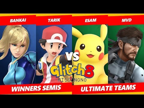 Glitch 8 SSBU - ESAM & MVD Vs. Bankai & Tarik - Smash Ultimate Tournament Winners Semis