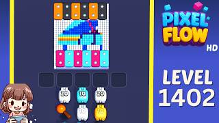 Pixel Flow Level 1402 Solution Walkthrough