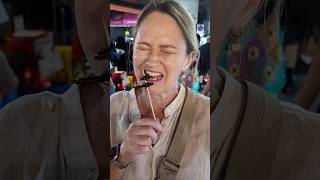 We Ate Bugs At Chiang Mai Night Market #chiangmai #thailand #thaifood #thaimarket #nightmarket