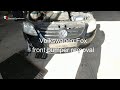 Volkswagen Fox Front Bumper Removal