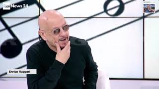 Enrico Ruggeri presenta " ALMA " -  Rai New 24  - 2019