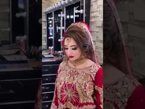 Latest Pakistani bridal makeup style 2023 #youtubeshorts #ytshorts #shorts #makeup #bridalmakeup