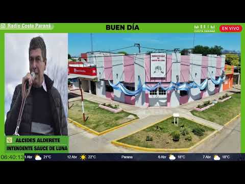 El intendente de Sauce de Luna | Alcides Alderete en #BuenDía