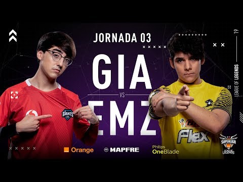 VODAFONE GIANTS VS EMONKEYZ CLUB | Superliga Orange League of Legends | Jornada 3 | Temporada 2019