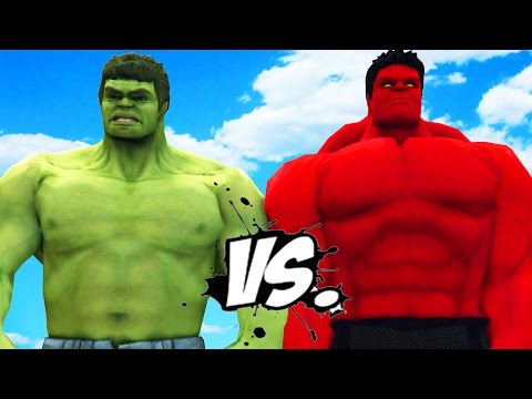 HULK VS RED HULK - EPIC SUPERHEROES BATTLE Video