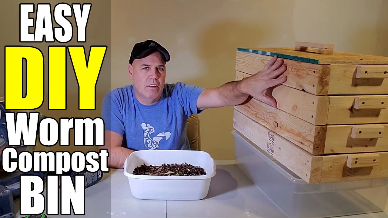 Easy DIY Worm Compost Bin