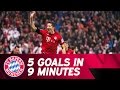 5 Goals in 9 Minutes - Lewandowski Show vs. VfL Wolfsburg | 2015/16 Season
