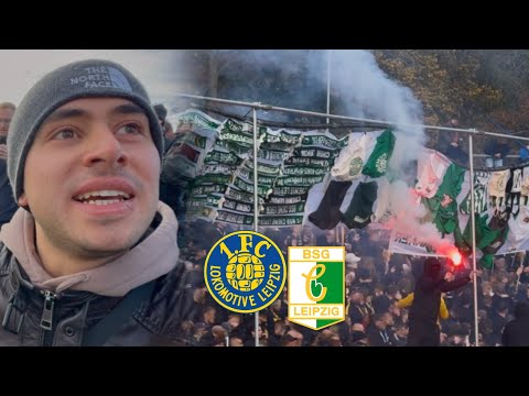 LEIPZIG CITY DERBY🔥🧨 | 1. FC LOKOMOTIVE LEIPZIG vs. BSG CHEMIE LEIPZIG | Stadium vlog