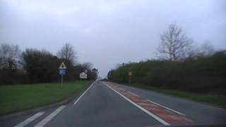 preview picture of video 'Driving Along The B4084 & A44 Between Pershore & Worcester, Worcestershire 27th March 2011'