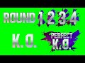 Street Fighter 6 Green Screen Round 1 2 3 4 Final Round Fight KO Perfect KO