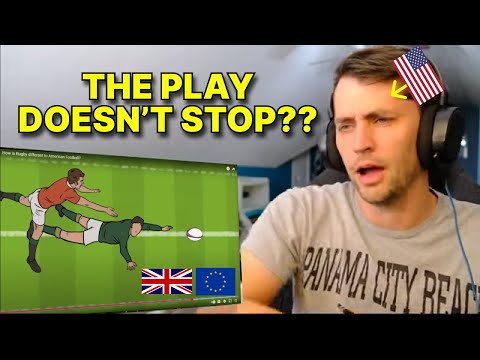 American reacts to "How is Rugby different to American Football?"