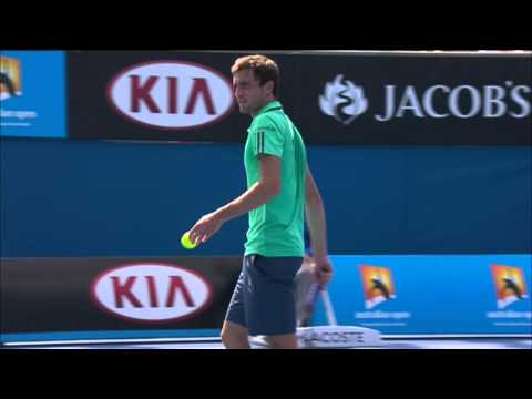 Gilles Simon v Vasek Pospisil highlights (1R) | Australian Open 2016
