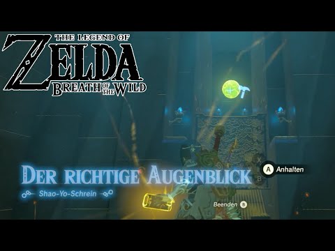 The perfect moment at Shao-Yo Shrine! | Zelda: Breath of the Wild (German)