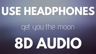 Kina - get you the moon | 8D AUDIO (with rain)