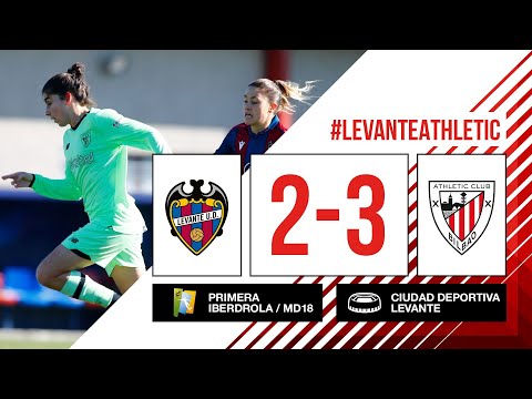 Imagen de portada del video ⚽ RESUMEN I Levante UD 2-3 Athletic Club I 18. J Primera Iberdrola 2021-22 I Laburpena