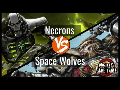 Kingslayer: Deceiver Necrons Vs. Deredo Space Wolves Warhammer 40K Battle Report