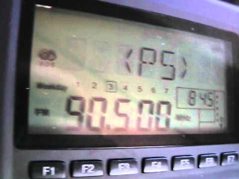 FM DX in Airplane - 90.5 FM over Germany