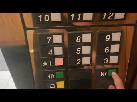 Original Otis Series 1 Elevonic 401 Styled Traction Elevator at American Savings Bank Tower