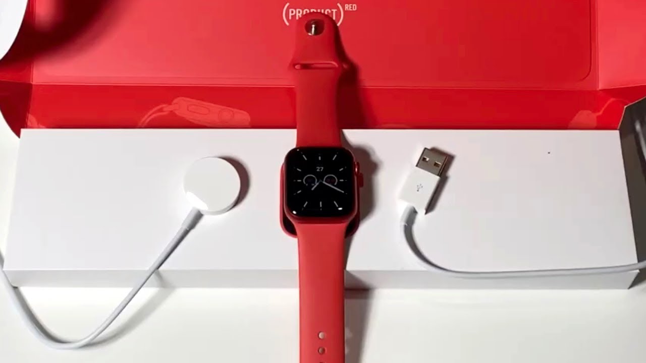 Apple Watch Series 6 Unboxing: Product Red! (Aluminum 40mm)