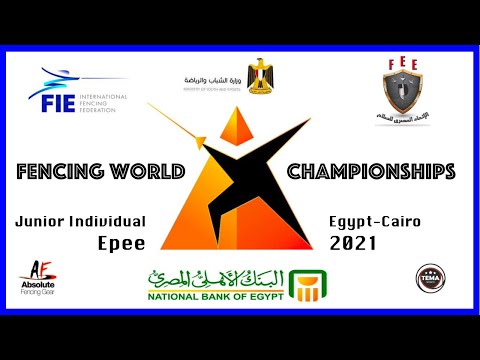 Fencing World Championships Egypt Cairo 2021 - Junior Women's Individual Epee Piste Blue