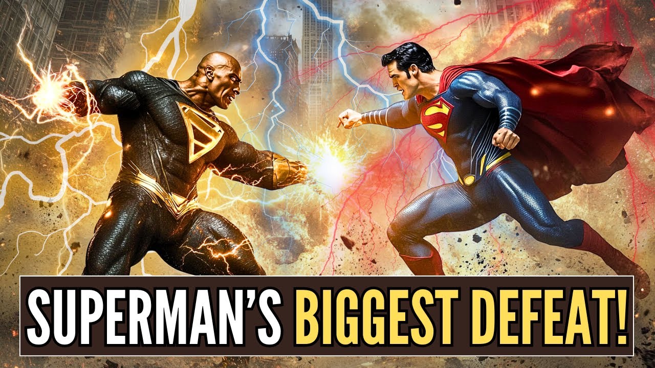 The Shocking Truth About Black Adam vs Superman Revealed
