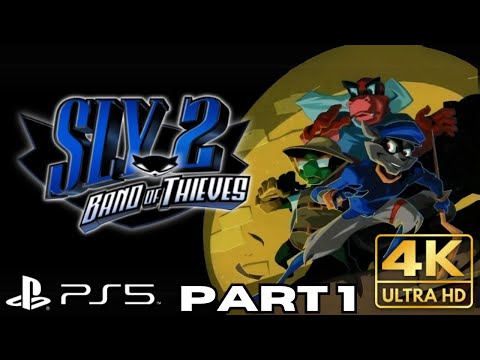 Sly 2 Band of Thieves Gameplay Walkthrough Part 1 | PS5 | 4K HDR | No Commentary | PS2 Emulation