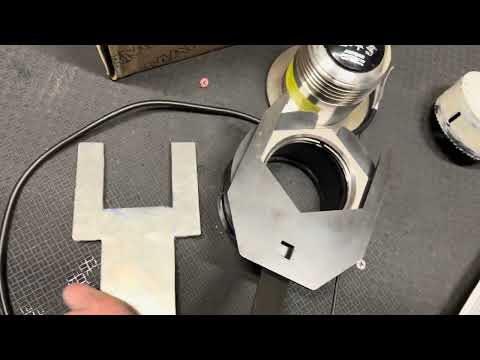 Airmar SS175 Thru Hull Transducer Installation