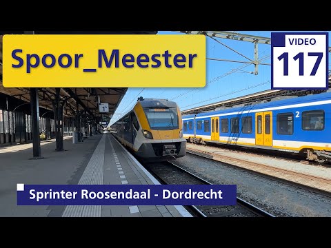 (4K) #railway #cabview NS Trein | Rij mee met de #machinist van #roosendaal naar #dordrecht (117)