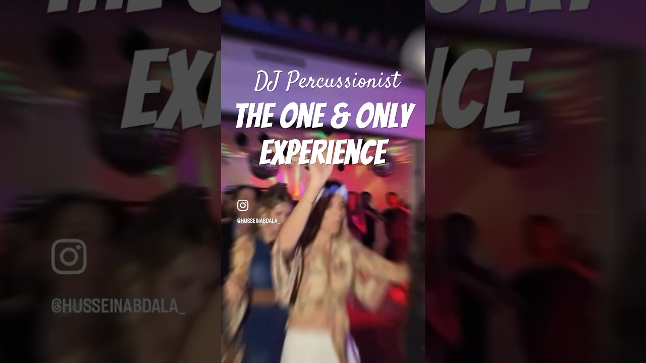 Promotional video thumbnail 2 for Hussein DJ Percussionist Show