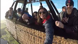 ハンターバレーで熱気球 　2022年4月10日 / Hot Air Balloon at Hunter Valley 10th April 2022
