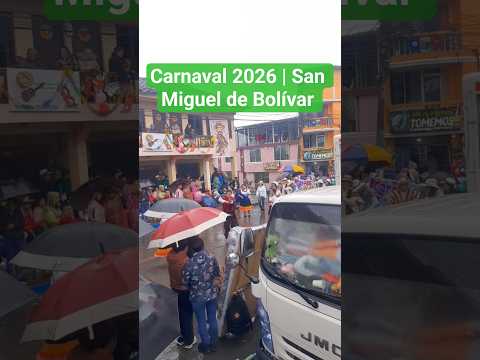Carnaval 2026 en el cantón San Miguel de Bolívar | Archivo | #carnaval #baile