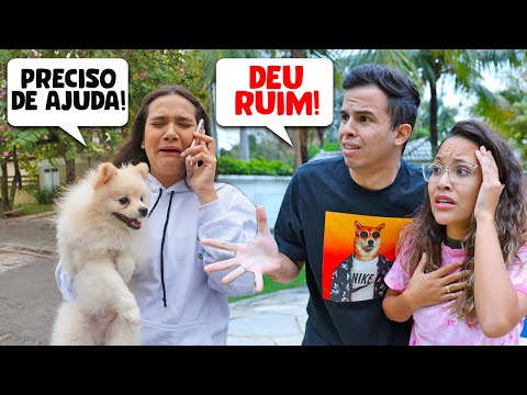 MINHA IRMÃZINHA FICOU PRESA PRA FORA DE CASA! - DEU RUIM! - VÍDEO DE 1 HORA