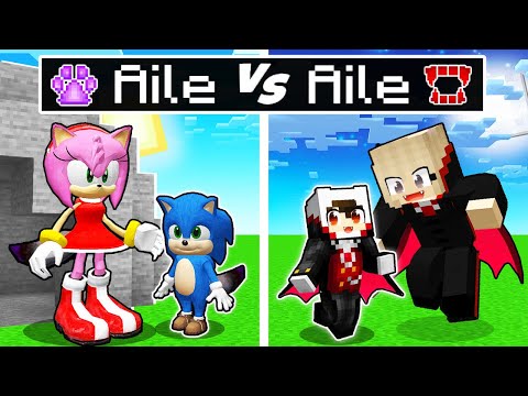 VAMPİR AİLESİ VS KURT AİLESİ 😱 Minecraft