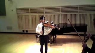 Brett Deubner viola master class at the Colburn School CPE Bach concerto