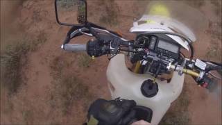 Melbourne to Alice Springs via a soggy Simpson Desert on a DRZ400