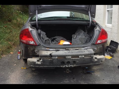 2007 Ford Taurus Rear Bumper replacement Steel Bumper Rebar