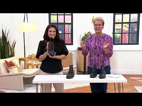 Clarks Collection Leather Ankle Boot - Hearth Rose on QVC