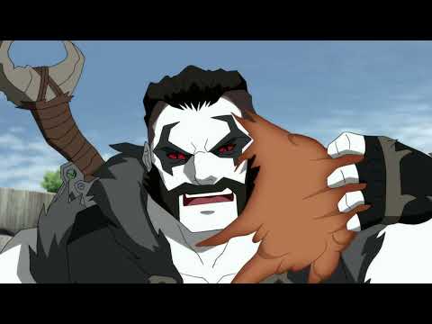 The Team Vs Lobo the Bounty Hunter - Young Justice Fights - Super Hero Fights