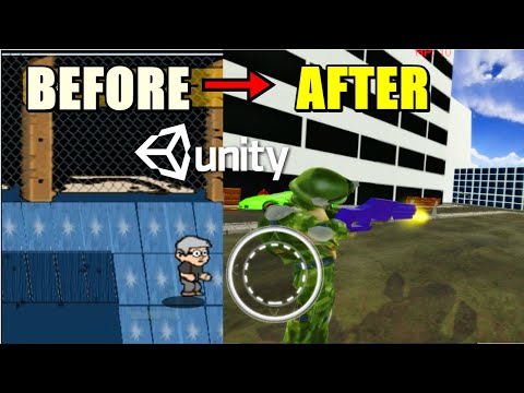 Evolution of my Games Made in Unity ♥