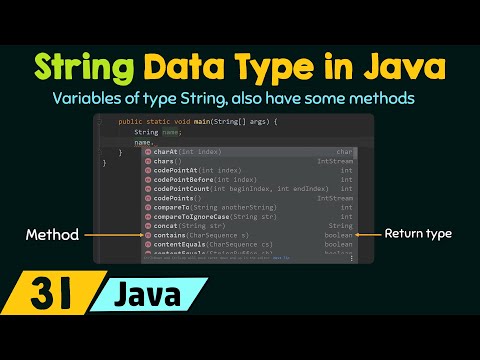 The String Data Type in Java
