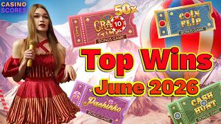 Crazy Time Big Wins - June 2026