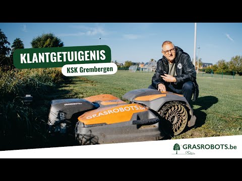 Klantgetuigenis - robotmaaier bij KSK Grembergen | GRASROBOTS.be