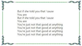 Cloud Nothings - You're Not That Good at Anything Lyrics
