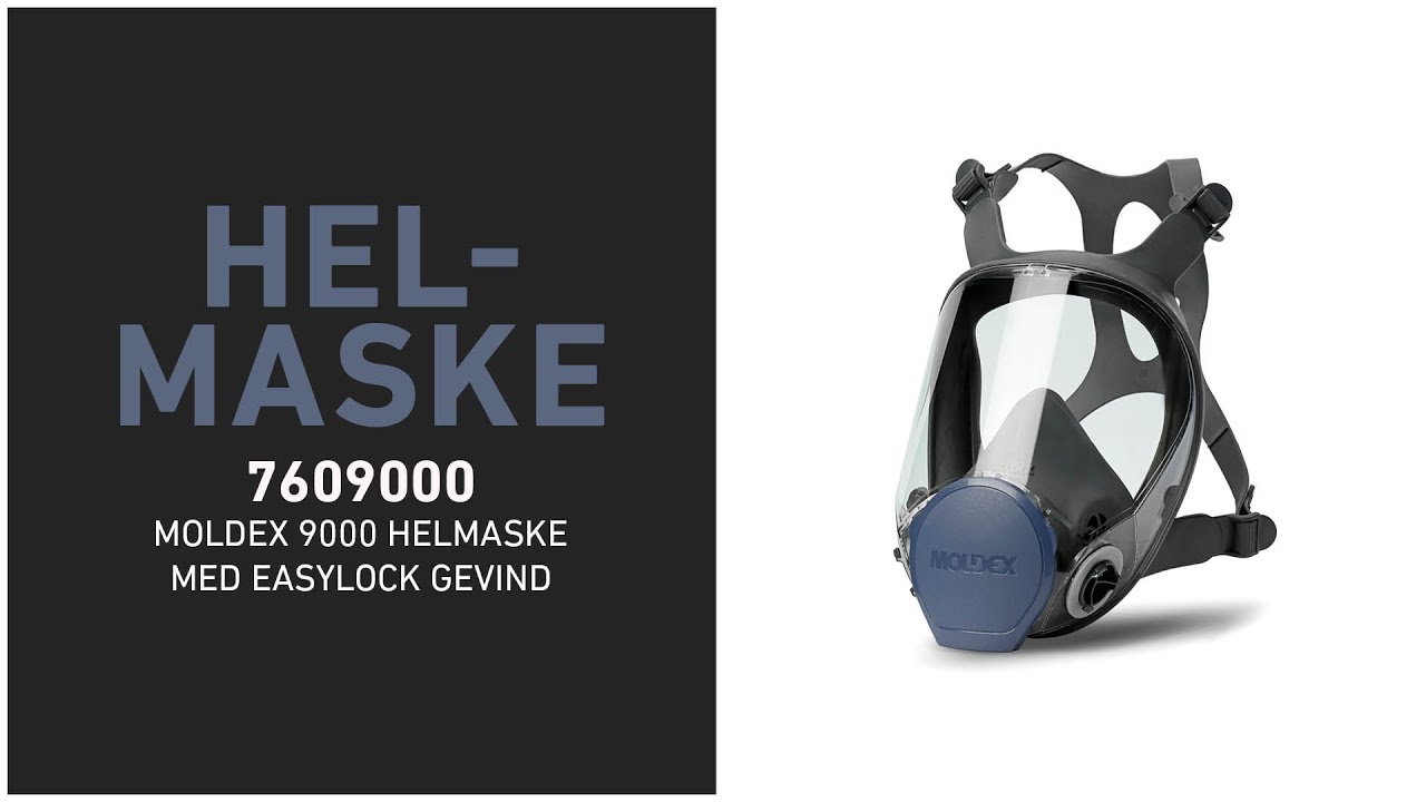 Helmaske - Moldex - Easylock 9000 U/Filter