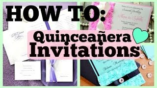 How to Make Your Own Quince Invitations!