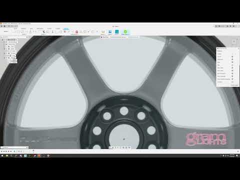 Rays 57DR Timelapse | Fusion 360 | Mamiya Motors