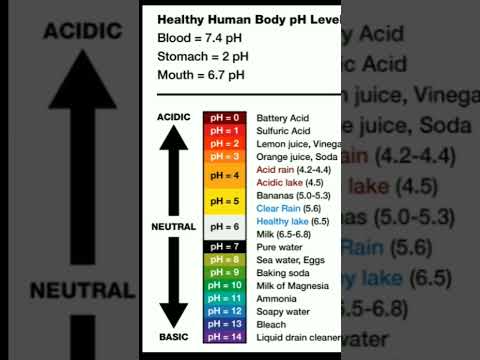 healthy human body PH levels #shorts #youtubeshorts #ph #level